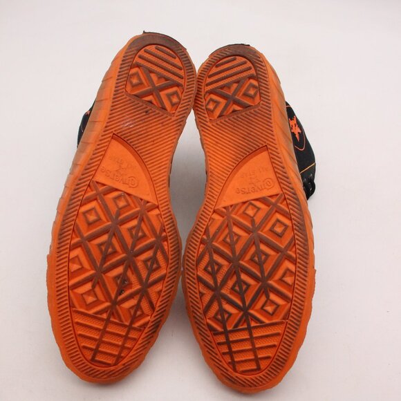 Converse UNT1TL3D High Not A Chuck Men's Size 9 Black Orange Athletic Shoes - Picture 7 of 9